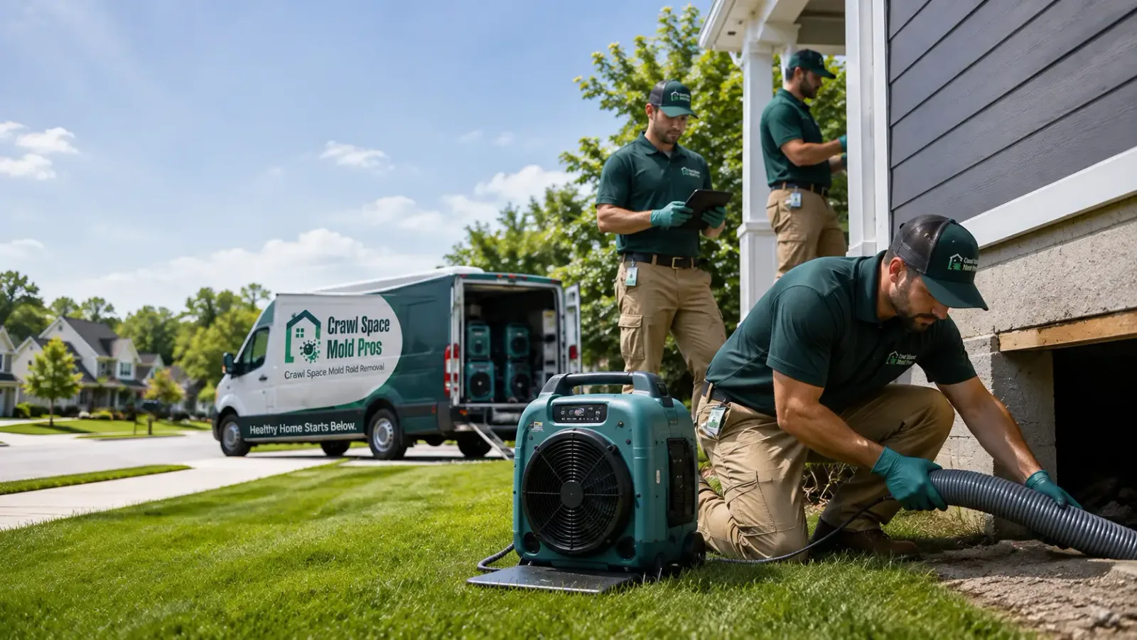 Crawl Space Mold Removal in Winthrop, MA